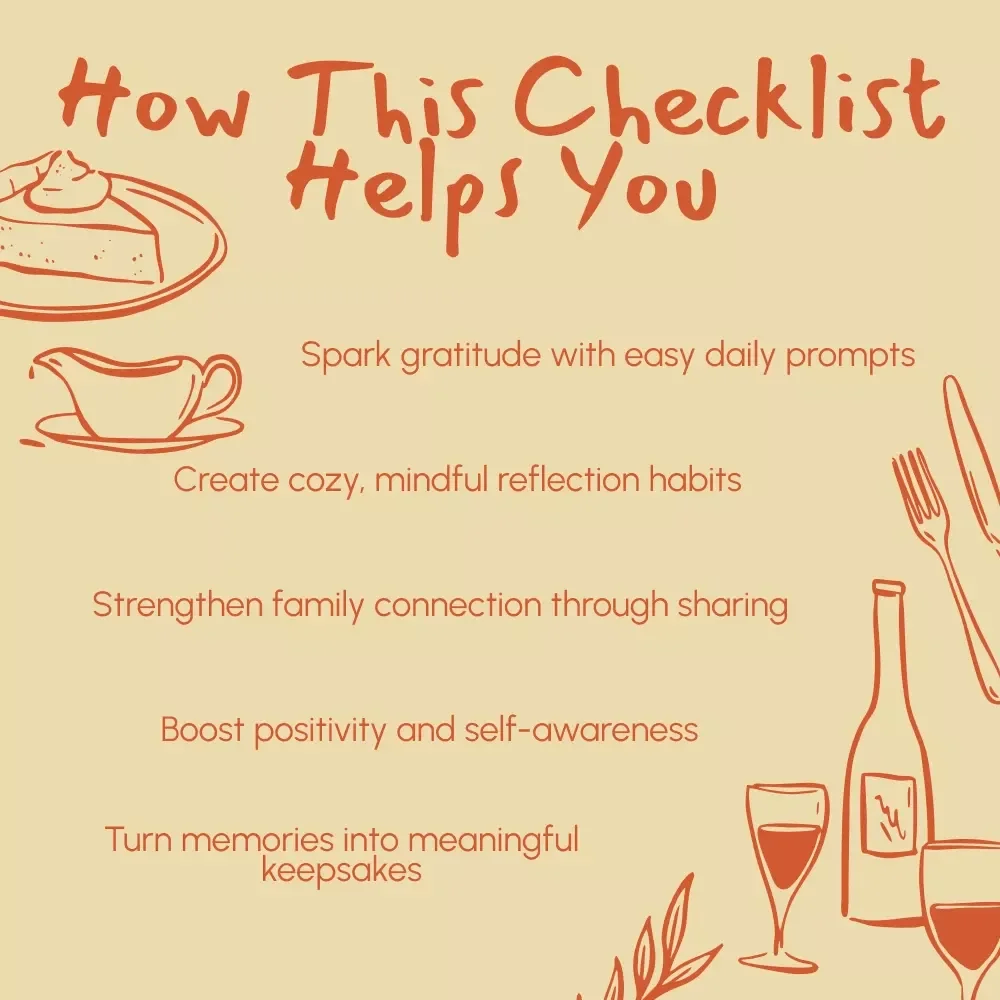 Fun & Easy Tips for Thanksgiving Journaling | Gratitude Journal Guide | Digital Download eBook for Holiday Reflection, Mindfulness & Thankful Writing Prompts