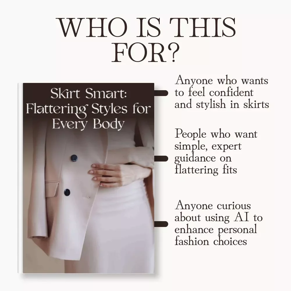 Skirt Smart: Flattering Styles for Every Body | Digital Styling Guide for Women | eBook on Skirt Outfits, Body Shapes, and AI Fashion Tips