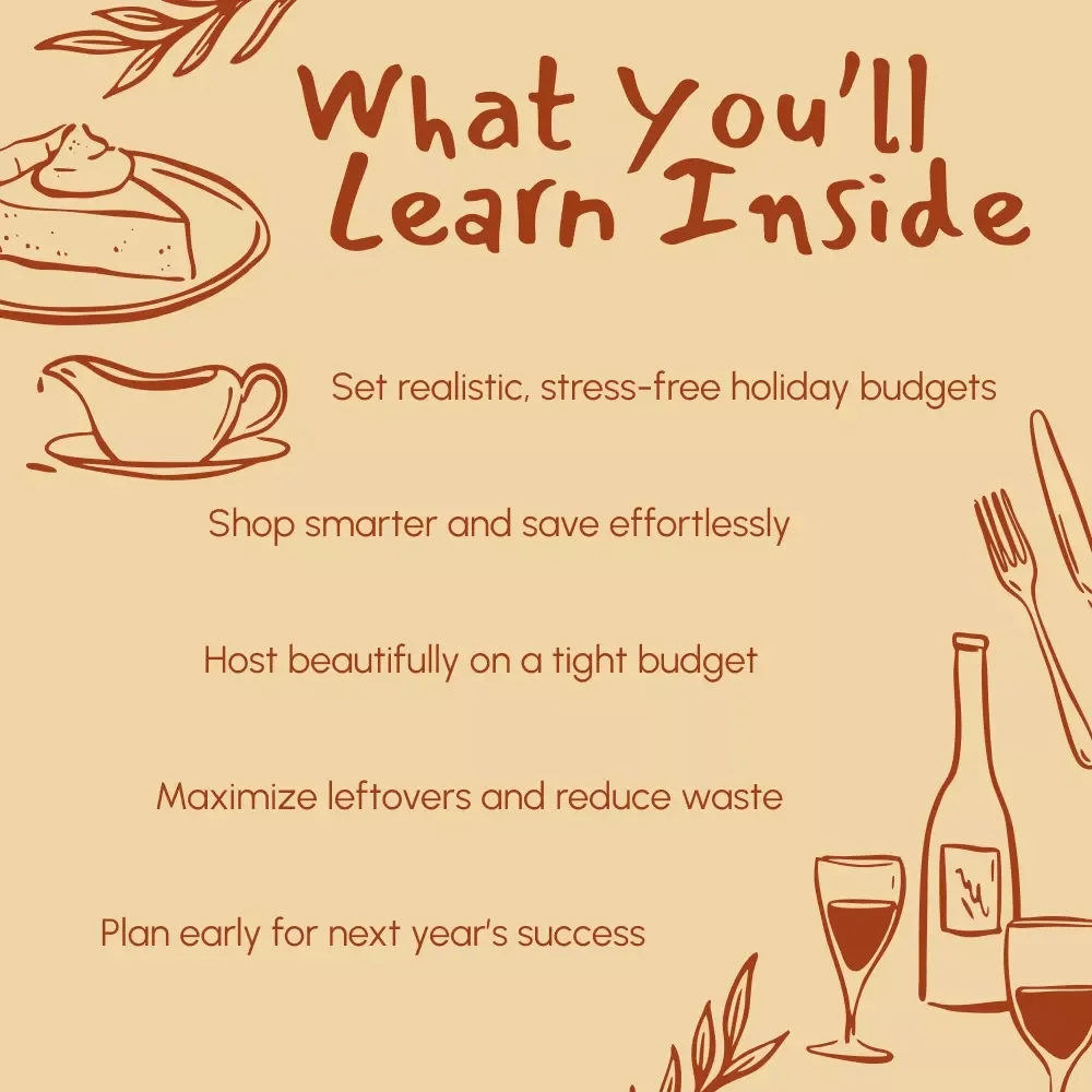 Smart Ways to Plan Your Thanksgiving Budget | Printable Digital Guide for Stress-Free Holiday Planning | Thanksgiving Budget Planning Tips & Checklist