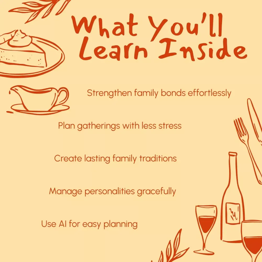 Gather & Give Thanks: A Heartfelt Guide to Family Thanksgiving | Celebrate Why Thanksgiving with Family | Digital Download eBook for Meaningful Traditions & Grateful Gatherings