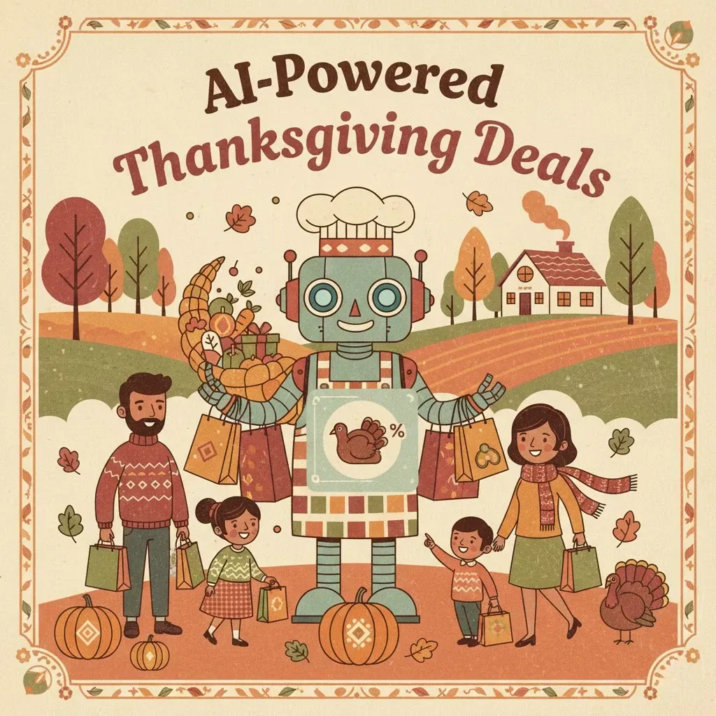 AI-Powered Thanksgiving Deals Checklist | Digital Download | How to Use AI to Find Thanksgiving Deals | Black Friday & Cyber Monday Savings Planner