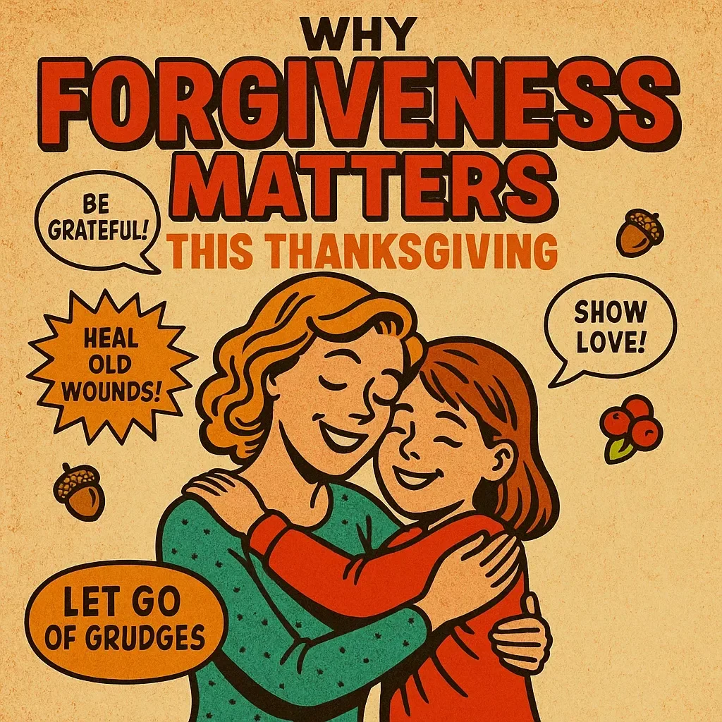 Why Forgiveness Matters This Thanksgiving | Emotional Healing & Family Peace eBook | Digital Download Guide on Gratitude, Letting Go & Emotional Renewal