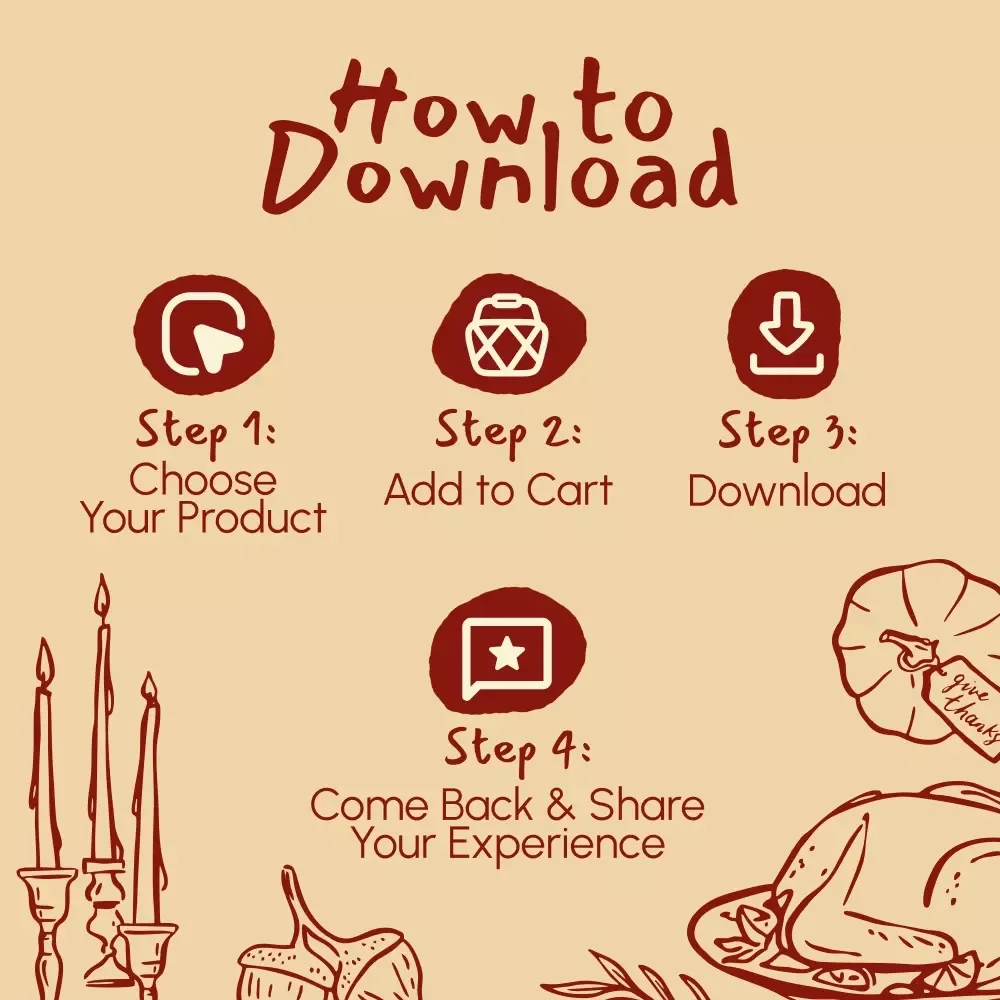 Creating Thanksgiving Traditions of Reflection | Printable Thanksgiving Guide, Family Gratitude Rituals, Mindful Holiday Reflection eBook, Digital Download