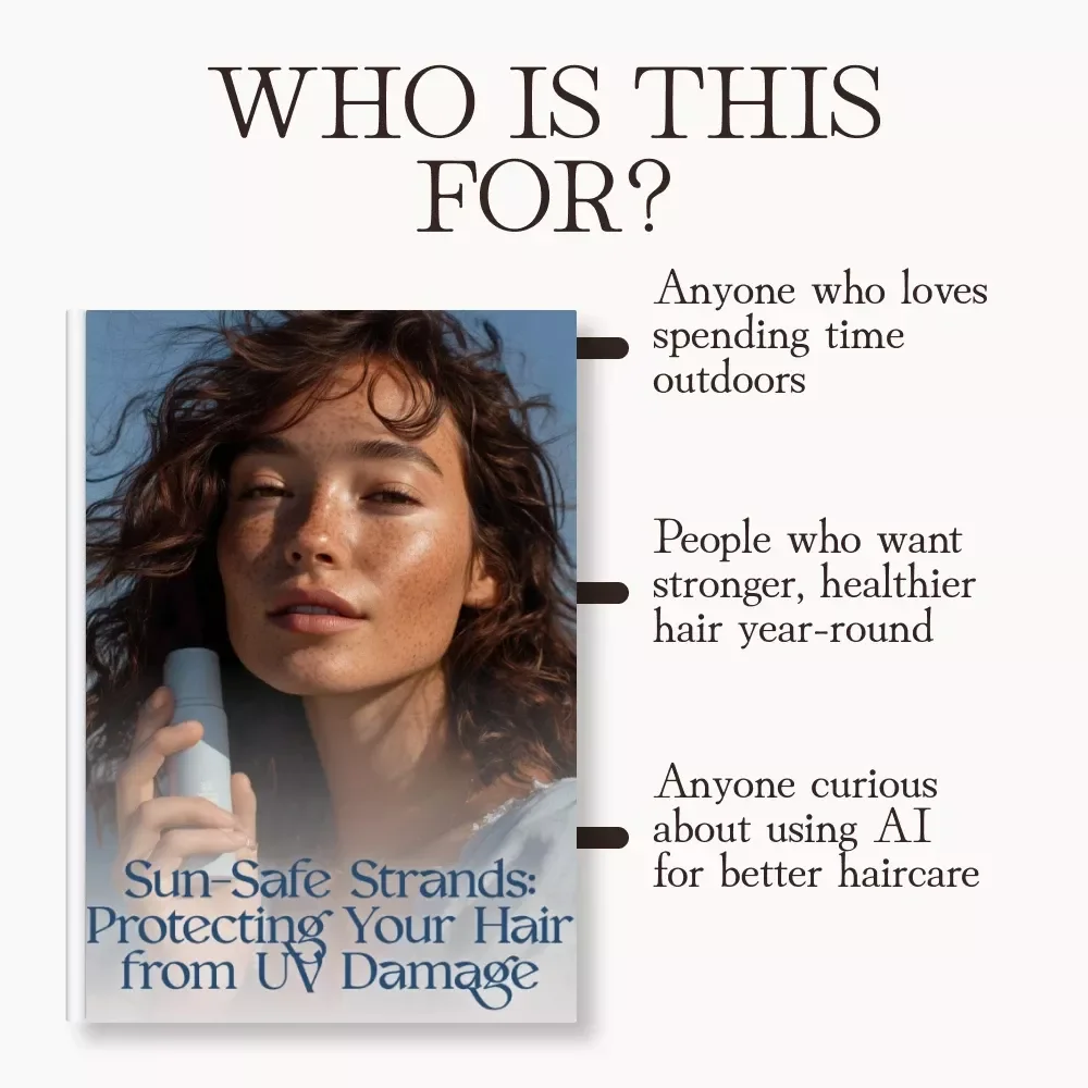 Sun-Safe Strands: Protecting Your Hair from UV Damage | Ultimate Guide on How to Protect Hair from Sun Damage, Hair Care eBook, UV Protection Tips for Healthy Summer Hair