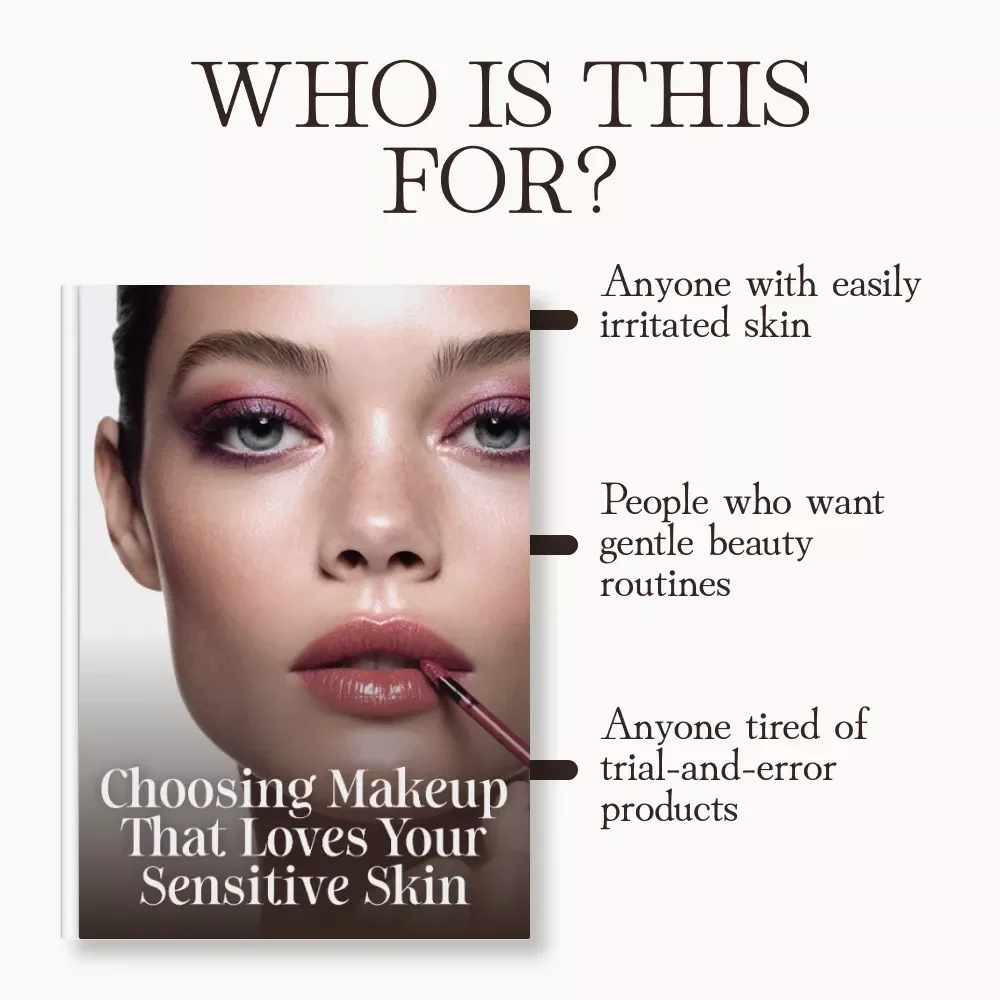 Choosing Makeup for Your Sensitive Skin | How to Choose Makeup for Sensitive Skin eBook | Gentle Beauty Guide for Calm, Glowing Skin