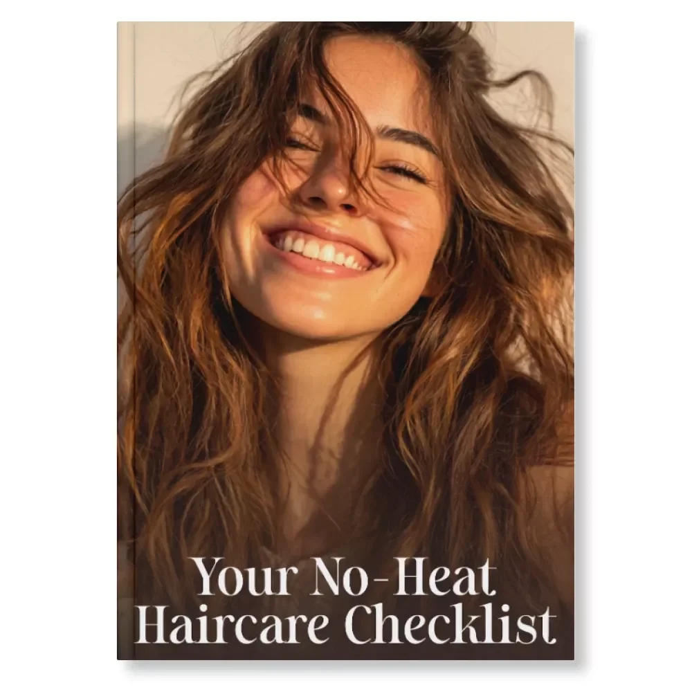 Your No-Heat Haircare Checklist | Natural Haircare Guide for Effortless No-Heat Hairstyles | Printable Digital Download for Healthy, Heat-Free Styling
