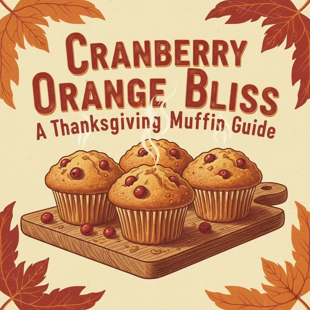 Cranberry Orange Bliss: A Thanksgiving Muffin Guide | Holiday Baking eBook, Festive Recipes, AI Baking Tips, Digital Download