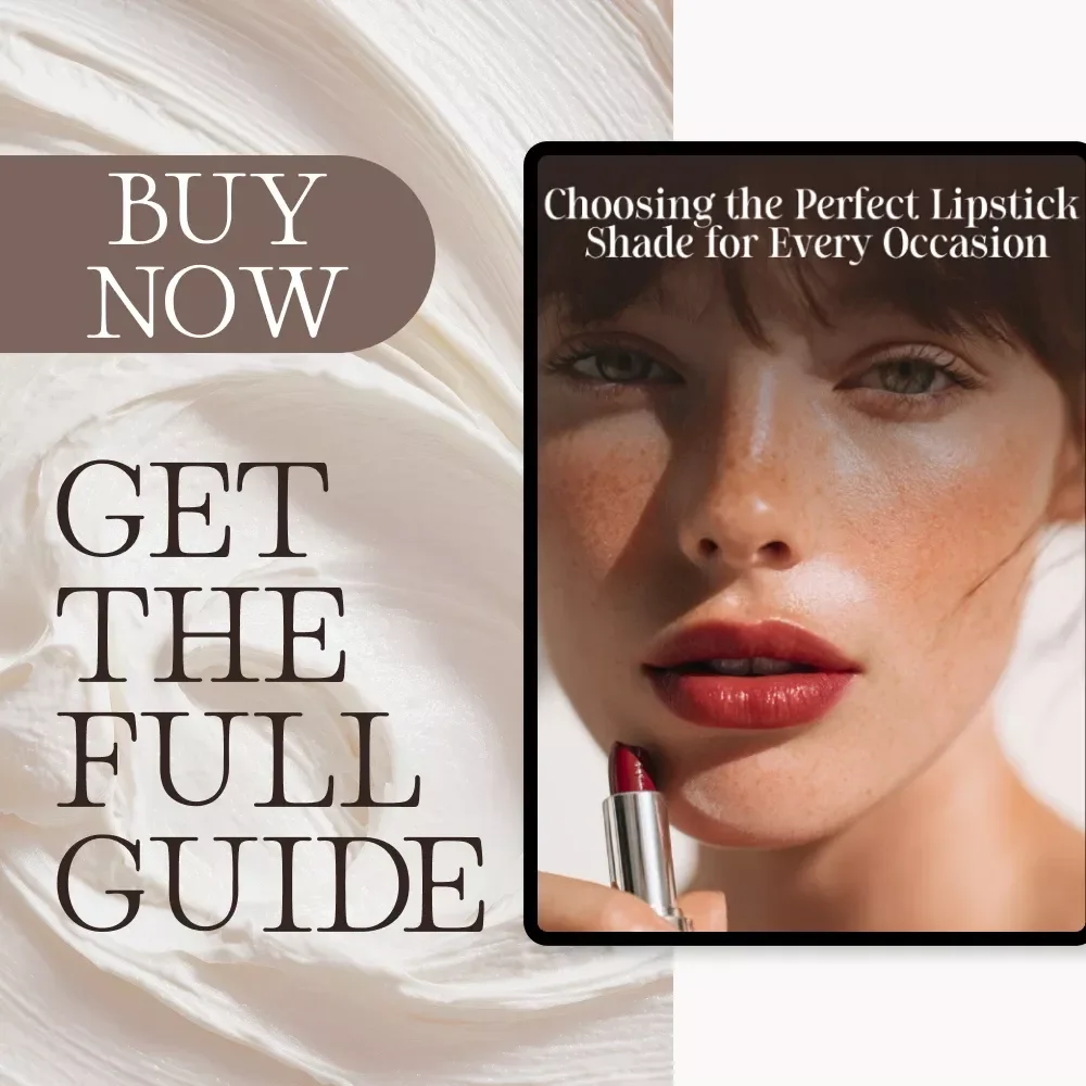 Choosing the Perfect Lipstick Shade for Every Occasion | Digital Guide | How to Choose Lipstick for Different Occasions | Lip Color Matching eBook for Makeup Lovers