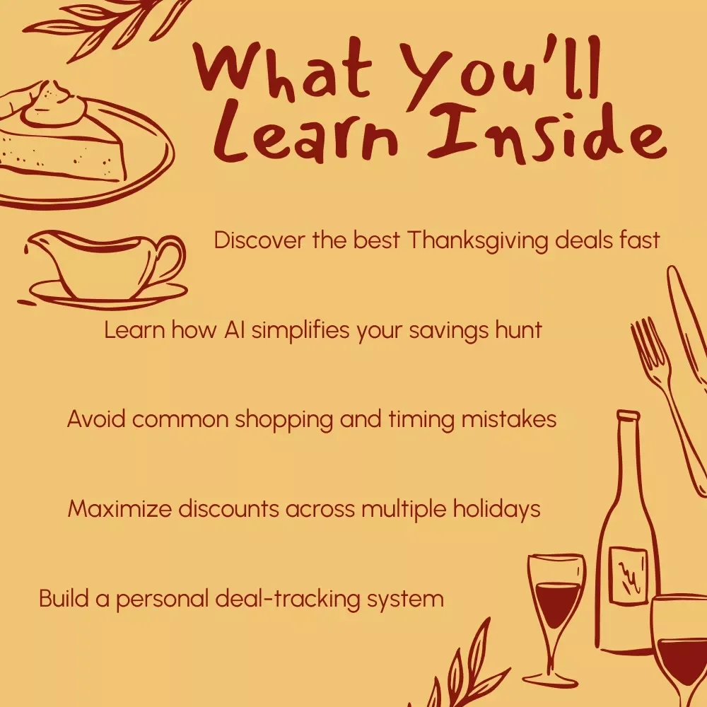 Feast on Savings: Your Ultimate Guide to Finding Thanksgiving Deals | Digital Download Guide for Smart Shoppers | Learn How to Find Thanksgiving Deals Like a Pro | eBook + Printable PDF for Holiday Savings