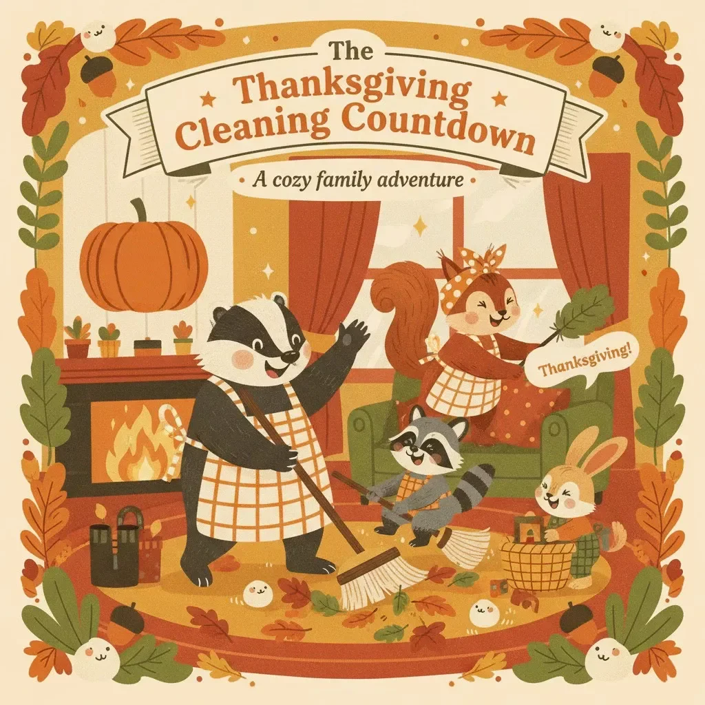 The Thanksgiving Cleaning Countdown Checklist | Printable Holiday Cleaning Guide | How to Make a Thanksgiving Cleaning Checklist for a Stress-Free Celebration