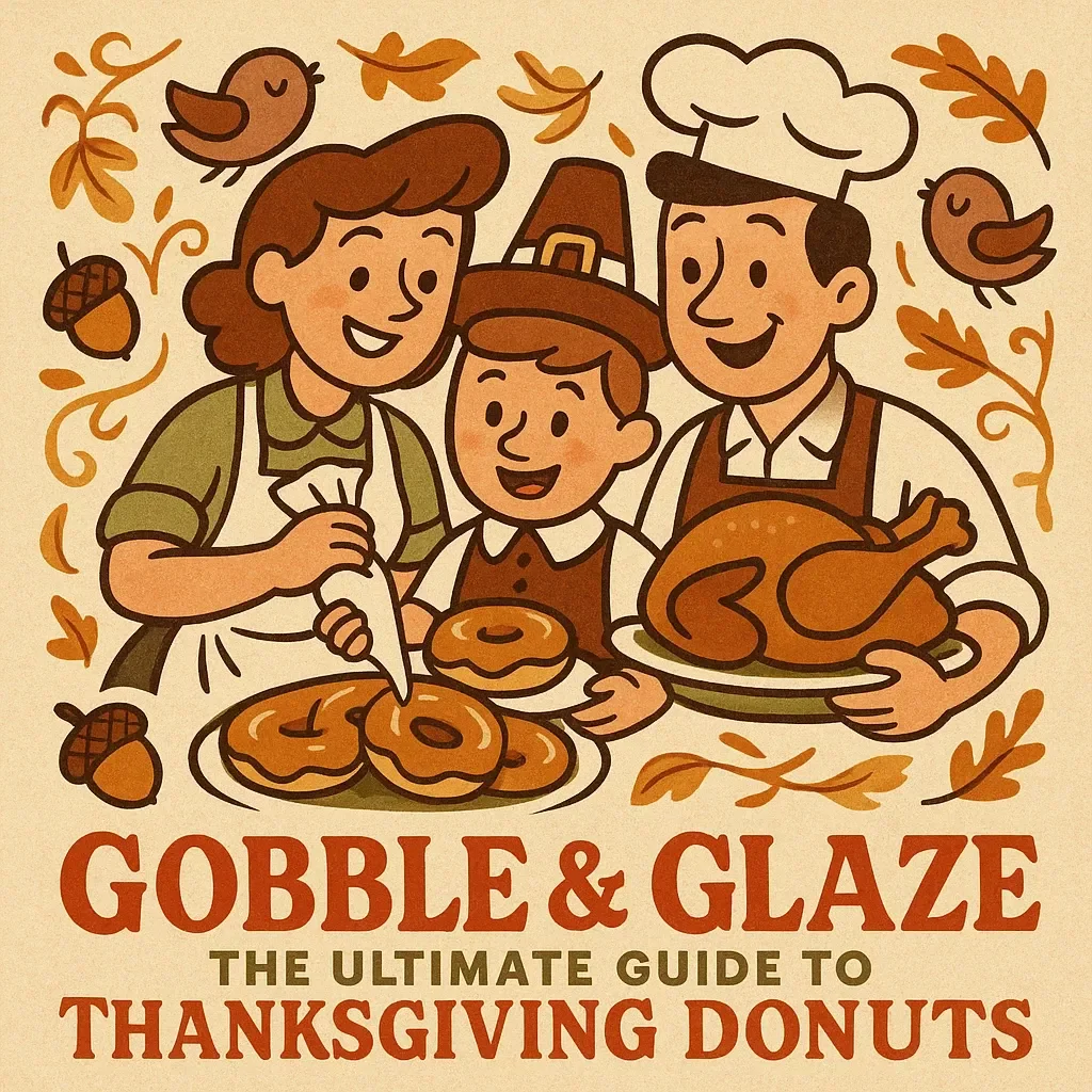 Gobble & Glaze: The Ultimate Guide to Thanksgiving Donuts | Digital Download eBook for Fall Baking, Holiday Dessert Ideas & The Best Way to Prepare Thanksgiving Donuts