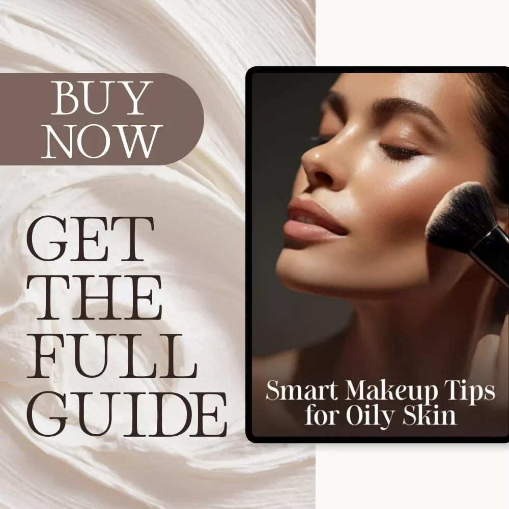 Smart Makeup Tips for Oily Skin | Digital Guide for Shine-Free Perfection | Makeup Tips for Oily Skin, Beauty Routine eBook, Instant Download