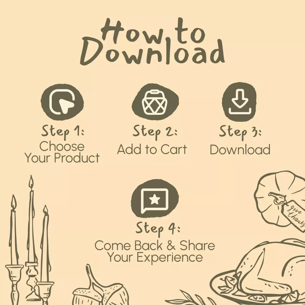 Crafting the Perfect Thanksgiving Soundtrack | Digital Download Guide for Curating the Ultimate Thanksgiving Playlist | eBook, Music Planner, and Holiday Playlist Checklist
