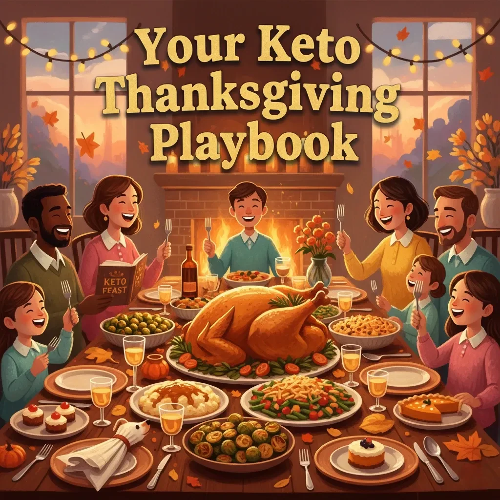 Your Keto Thanksgiving Playbook | Keto Holiday eBook, Low-Carb Thanksgiving Menu Guide, Keto Recipes & Hosting Tips for a Stress-Free Feast