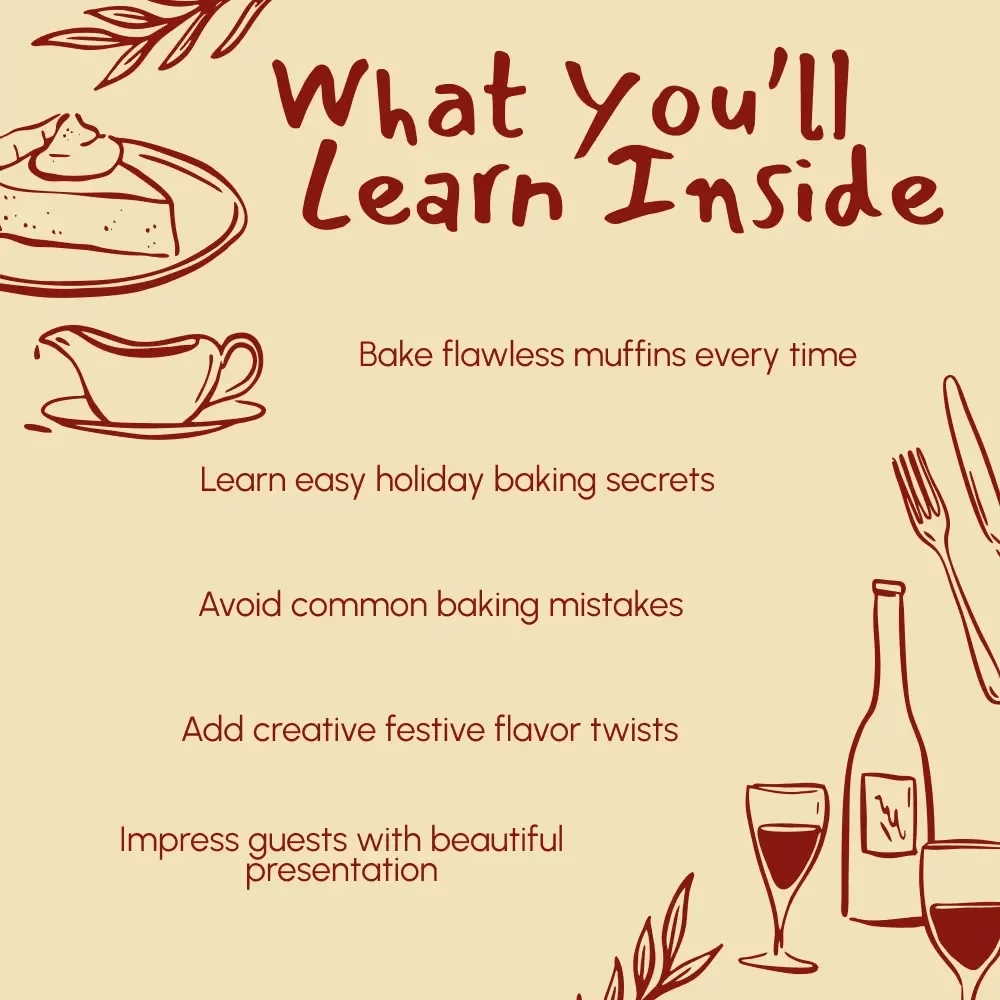 Cranberry Orange Bliss: A Thanksgiving Muffin Guide | Holiday Baking eBook, Festive Recipes, AI Baking Tips, Digital Download