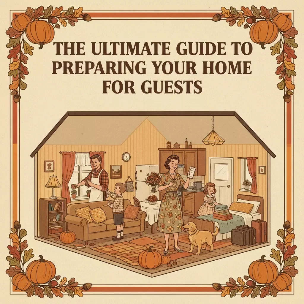 The Ultimate Guide to Preparing Your Home for Guests | How to Prepare Your Home for Guests | Printable Hosting Ebook, Home Prep Checklist & AI Hosting Tips