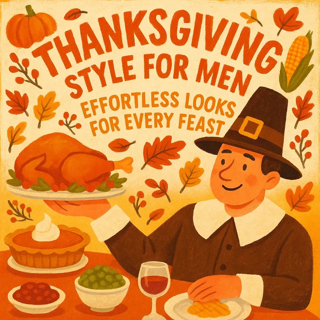 Thanksgiving Style for Men: Effortless Looks for Every Feast | Mens Thanksgiving Outfit Guide | Fall Fashion eBook for Modern Gentlemen