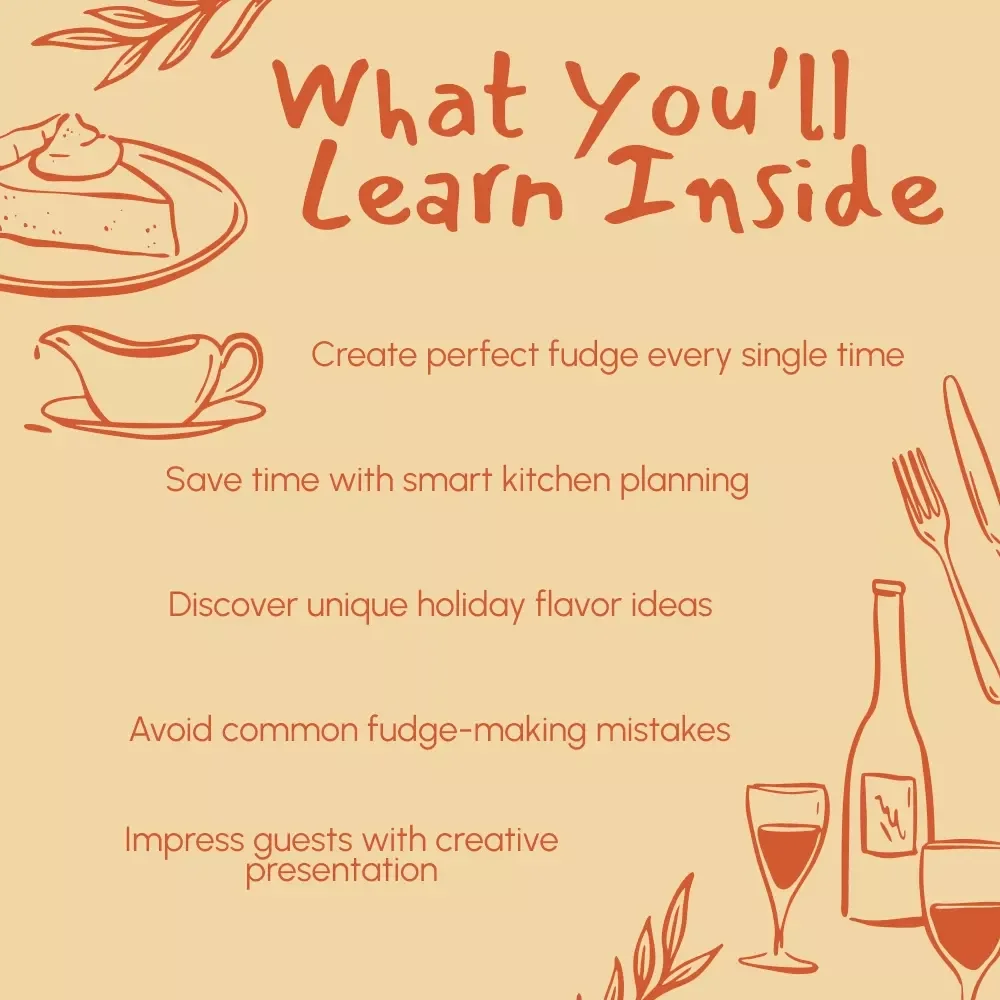Fudge the Feast: Your Easy Guide to Thanksgiving Sweetness | Digital Download eBook, Thanksgiving Dessert Recipes, AI Cooking Tips, Holiday Fudge Making Guide