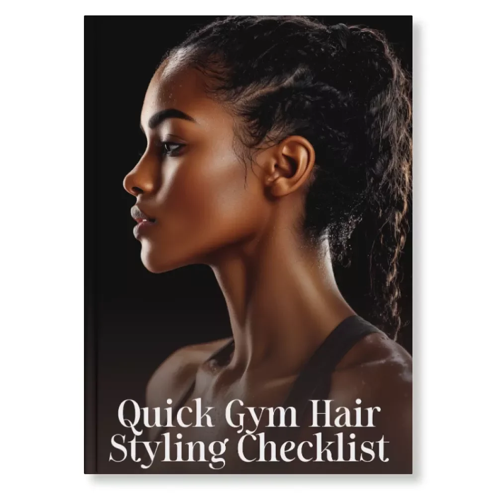 Quick Gym Hair Styling Checklist | Printable Guide for Effortless Workout Hair | Digital Download for Fitness Beauty Routines | How to Style Hair for a Workout