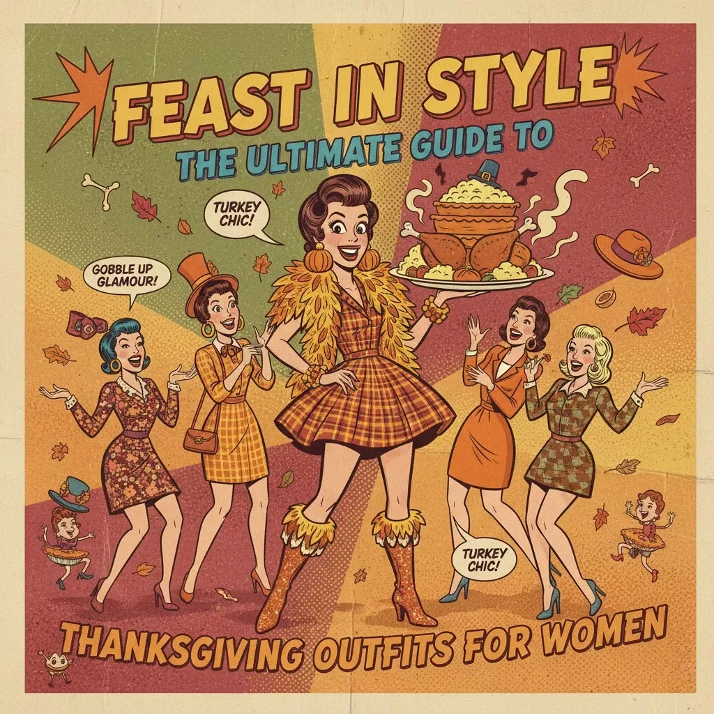 Feast in Style: The Ultimate Guide to Thanksgiving Outfits for Women | Digital Fashion eBook | Holiday Style Inspiration & Outfit Planning Guide | Thanksgiving Outfit Women Tips & Ideas