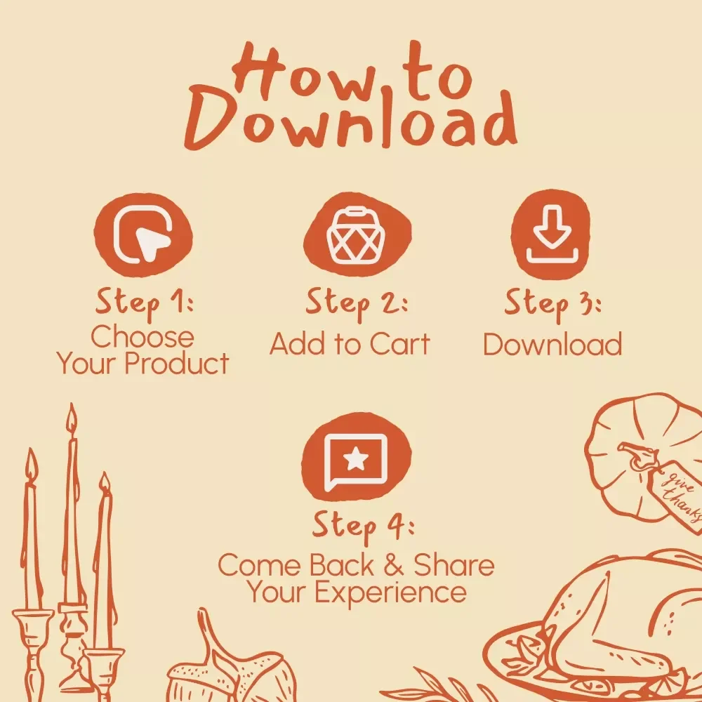 The Early Bird Thanksgiving Prep Checklist | Printable Holiday Planning Guide | Stress-Free Thanksgiving Planner & Digital Download