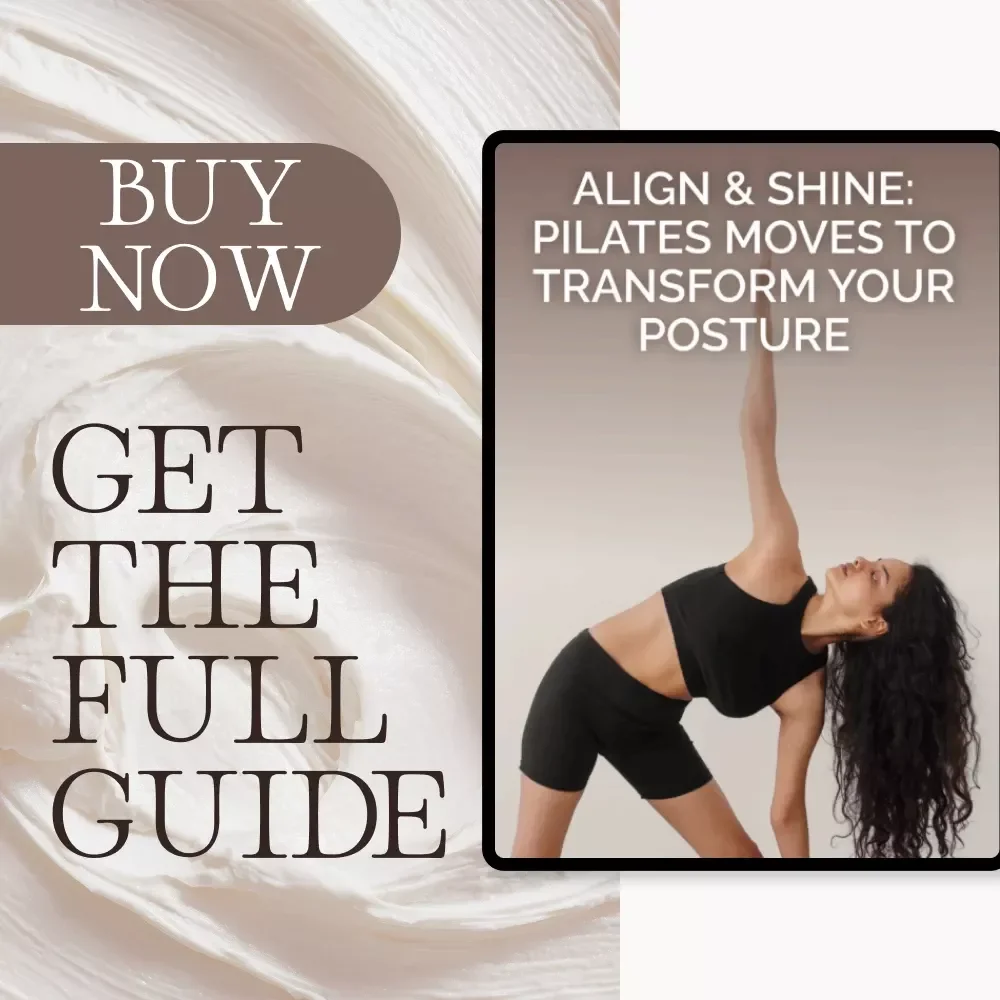 Align & Shine: Pilates Moves to Transform Your Posture | Posture Correction Guide | Pilates for Better Alignment, Confidence & Core Strength | Digital eBook Download