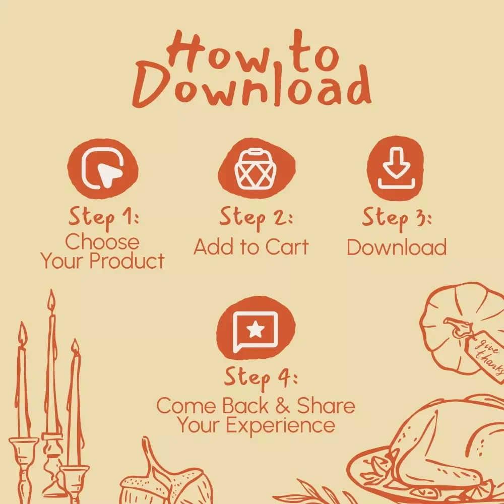 Fun & Easy Tips for Thanksgiving Journaling | Gratitude Journal Guide | Digital Download eBook for Holiday Reflection, Mindfulness & Thankful Writing Prompts