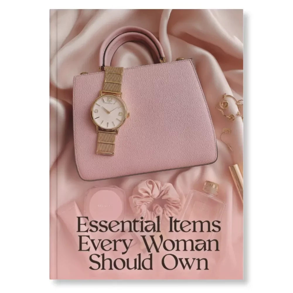 Essential Items Every Woman Should Own | Minimalist Lifestyle Guide | Digital Download eBook for Women | Wardrobe, Beauty, Self-Care & Home Essentials | Confidence & Organization Checklist