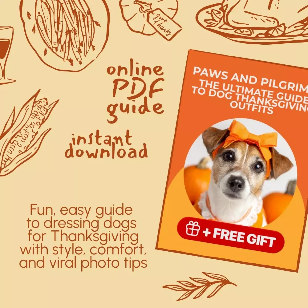 Paws and Pilgrims: The Ultimate Guide to Dog Thanksgiving Outfits | Festive Pet Fashion eBook for Stylish Pups | Digital Download Guide for Dog Owners and Pet Lovers