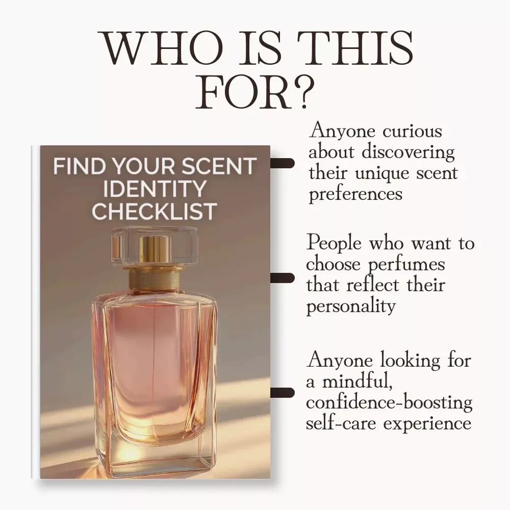 Find Your Scent Identity Checklist | Printable Fragrance Finder | Perfume Personality Guide | Digital Download Self-Discovery Worksheet for Women & Men