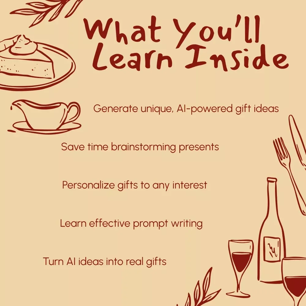 Ask ChatGPT for Personalized Thanksgiving Gifts | Digital Guide for Creative AI Gift Ideas | How to Ask ChatGPT for Personalized Thanksgiving Gifts