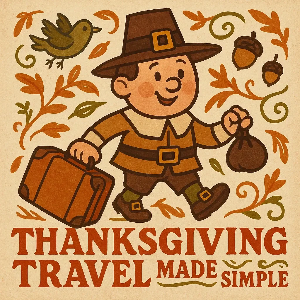 Thanksgiving Travel Made Simple – Printable Travel Checklist for Stress-Free Holiday Trips | Thanksgiving Travel Ideas & Packing Guide