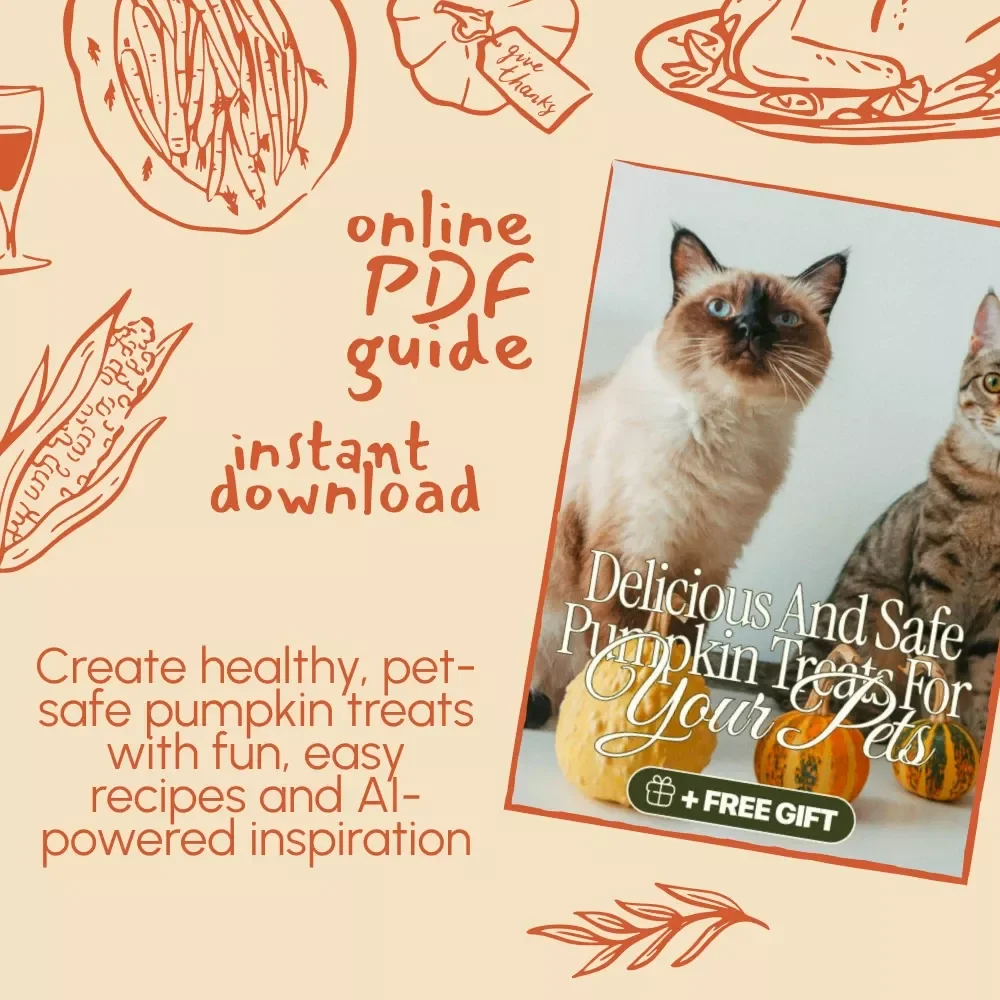 Delicious and Safe Pumpkin Treats for Your Pets | Pet-Safe Pumpkin Recipes eBook | DIY Dog & Cat Treats | Fall Pet Snack Guide | Digital Download
