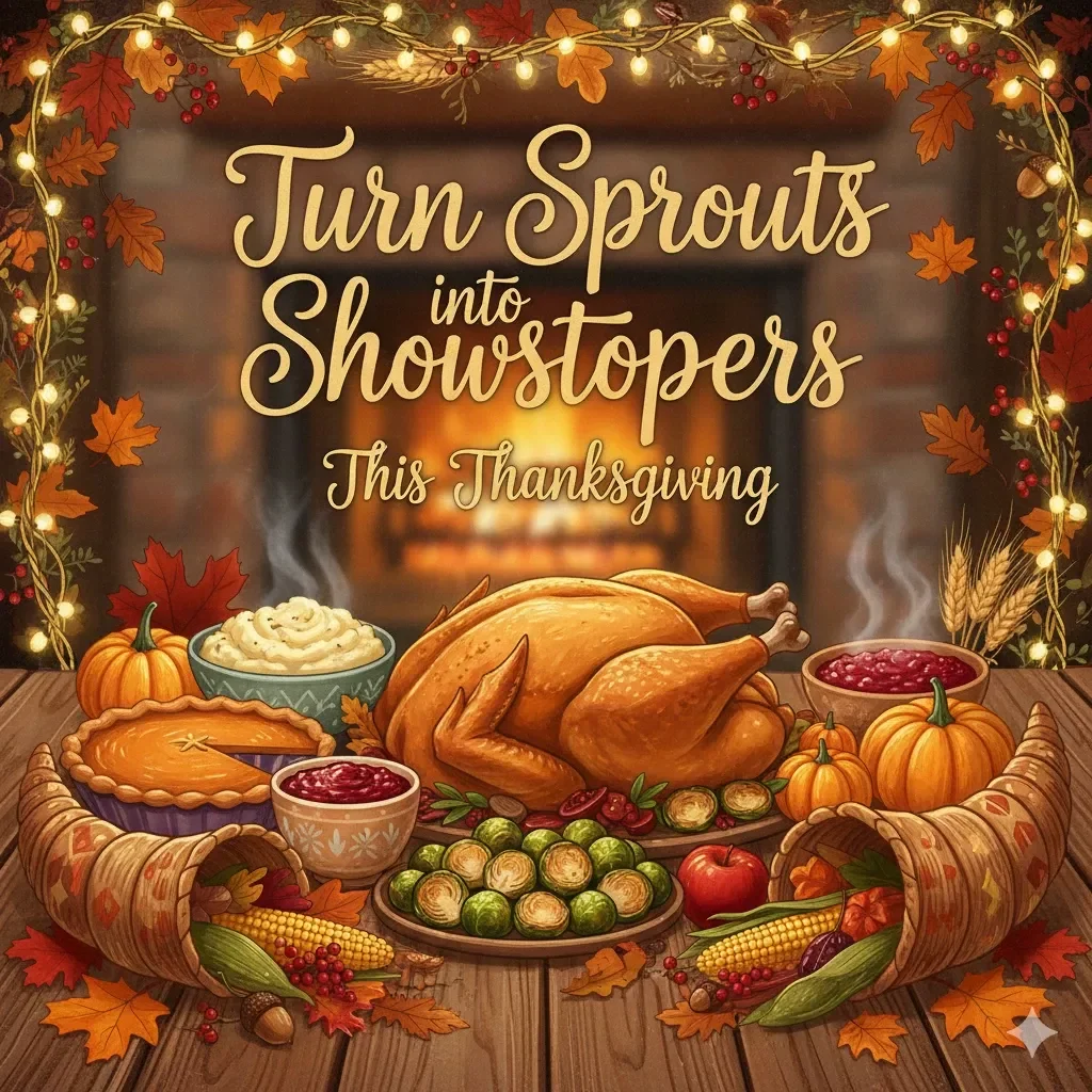Turn Sprouts into Showstoppers This Thanksgiving – Holiday Cooking Guide, eBook & Digital Download for Brussels Sprouts Recipes, Tips & Flavor Pairings