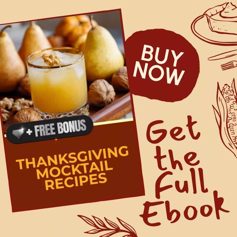 Thanksgiving Mocktail Recipes | Festive Non-Alcoholic Drinks eBook | Holiday Drink Ideas | Family-Friendly Fall Beverages | Cozy Autumn Party Drinks | Digital Download Guide