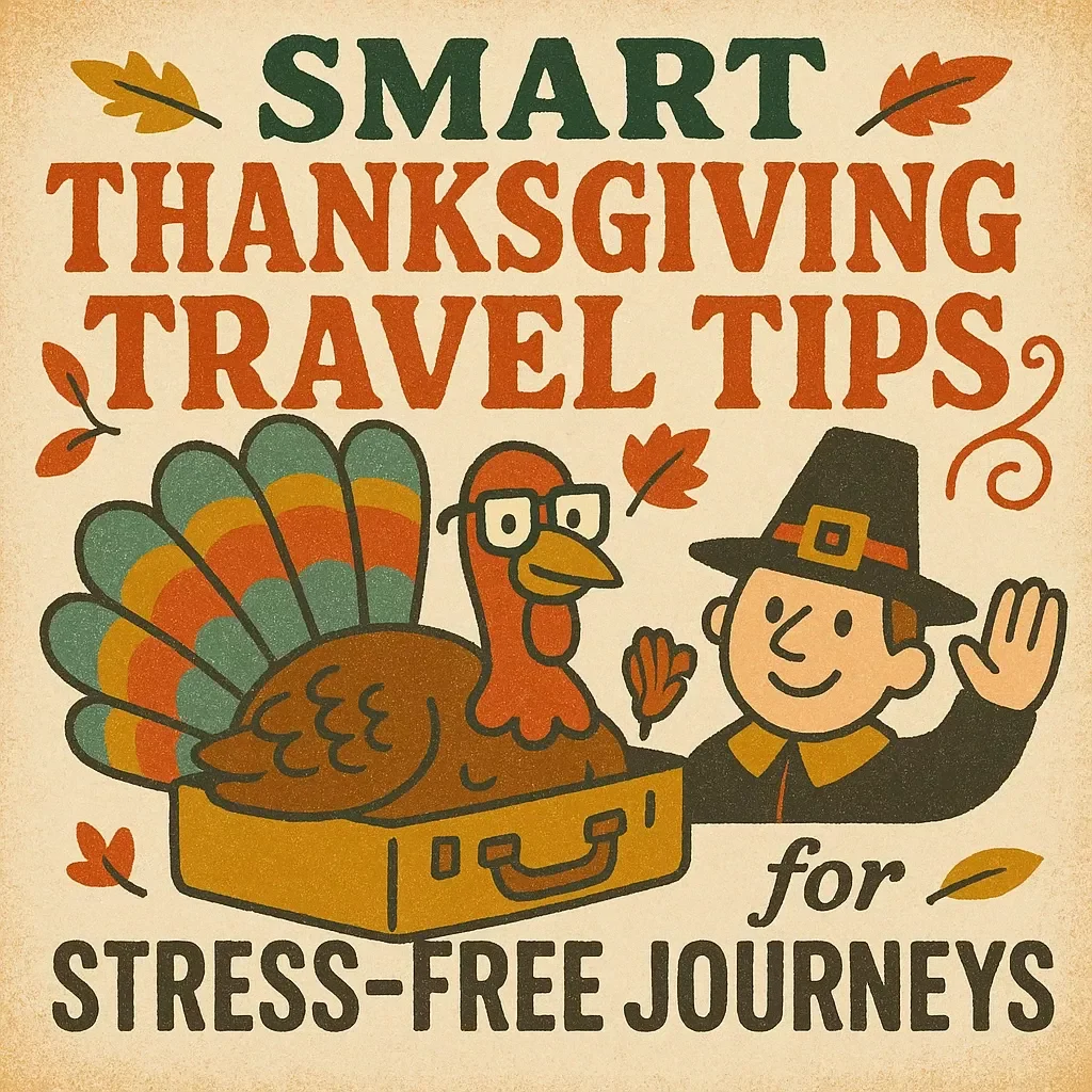 Smart Thanksgiving Travel Tips for Stress-Free Journeys | Digital Ebook Guide for Smooth Holiday Trips, Road Travel, Flights & Budget-Friendly Thanksgiving Travel Tips