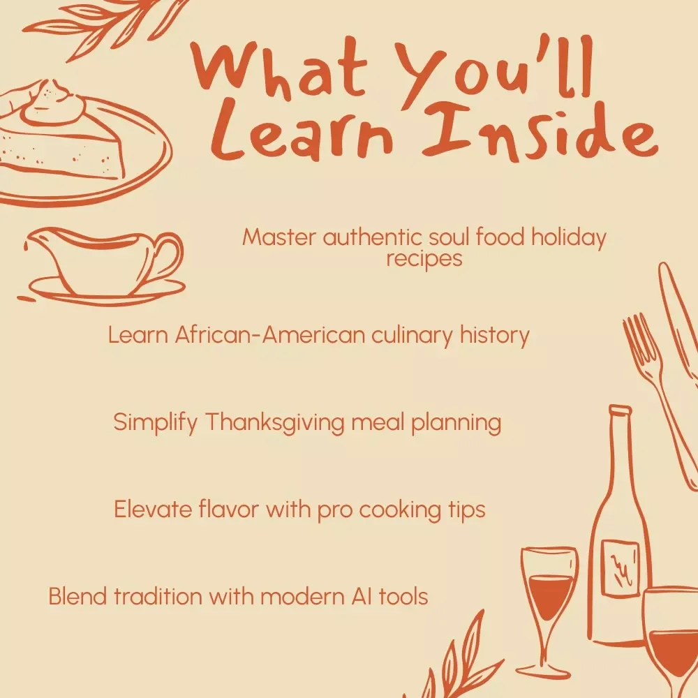 A Taste of Heritage: Exploring Black Thanksgiving Foods | African-American Cuisine eBook, Soul Food Recipes, Holiday Cooking Guide, Digital Download