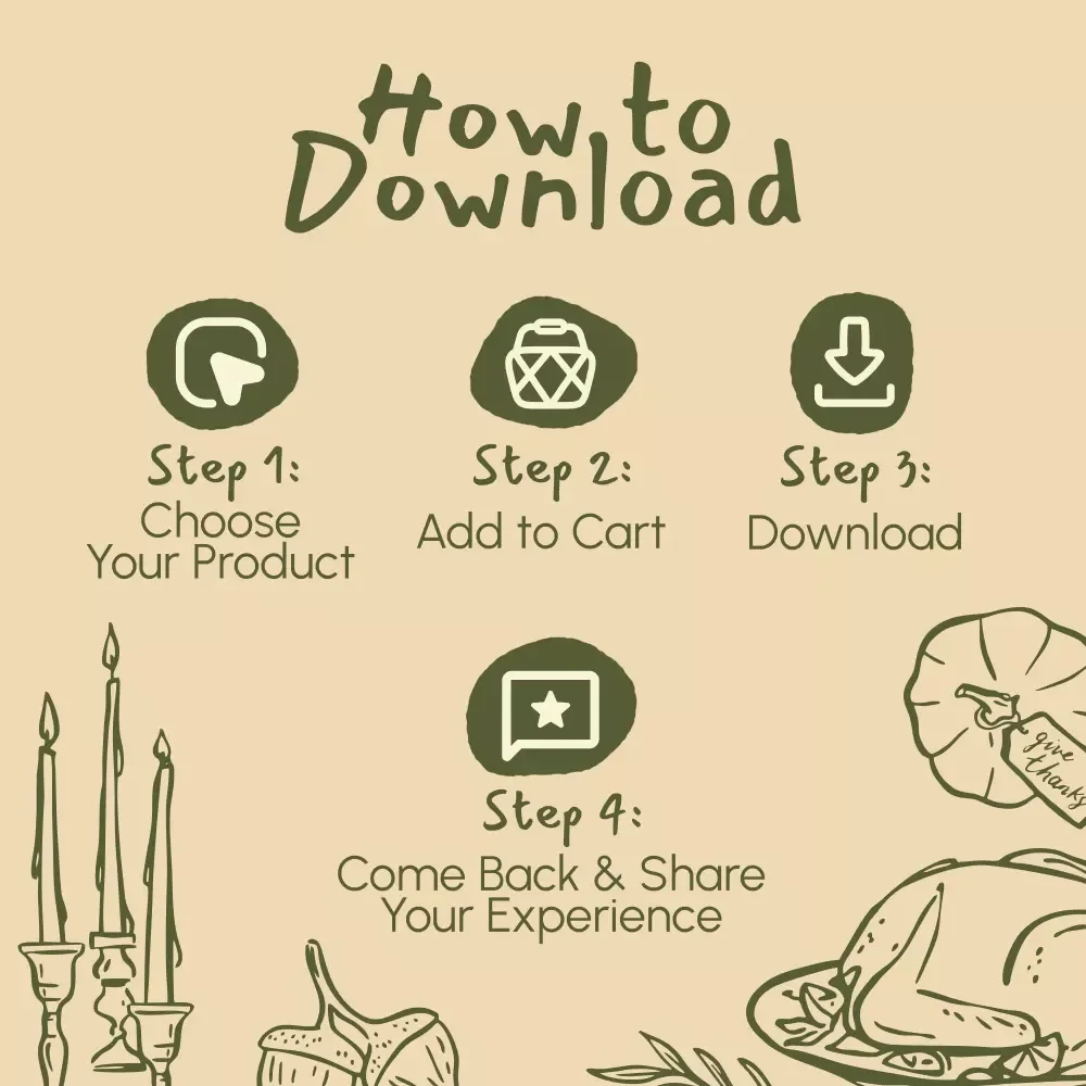 Green Thanksgiving Menu Checklist Digital Download | Eco-Friendly Holiday Planner | Sustainable Feast Guide | Green Thanksgiving Menu Ideas