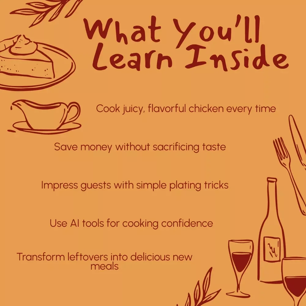 Thanksgiving Chicken That Steals the Show | Holiday Cooking eBook | Thanksgiving Recipe Guide | Chicken Dinner Ideas for Families & Food Lovers