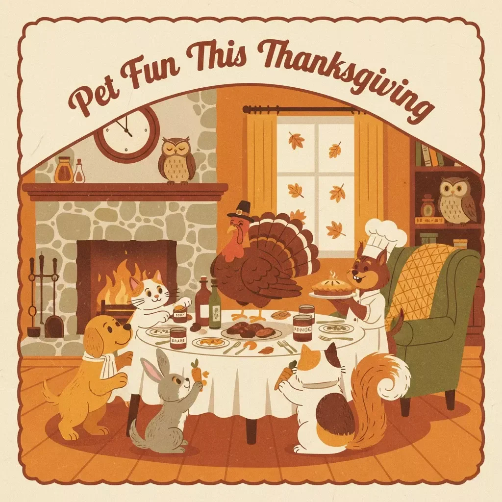 Pet Fun This Thanksgiving | AI Ideas for Thanksgiving Pet Games and Activities | Interactive Pet Play Guide, eBook & Checklist for Safe Holiday Fun