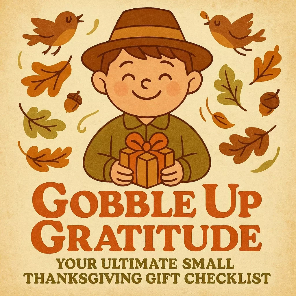 Gobble Up Gratitude: Your Ultimate Small Thanksgiving Gift Checklist | Thoughtful & Easy Small Thanksgiving Gift Ideas for Friends, Family & Coworkers