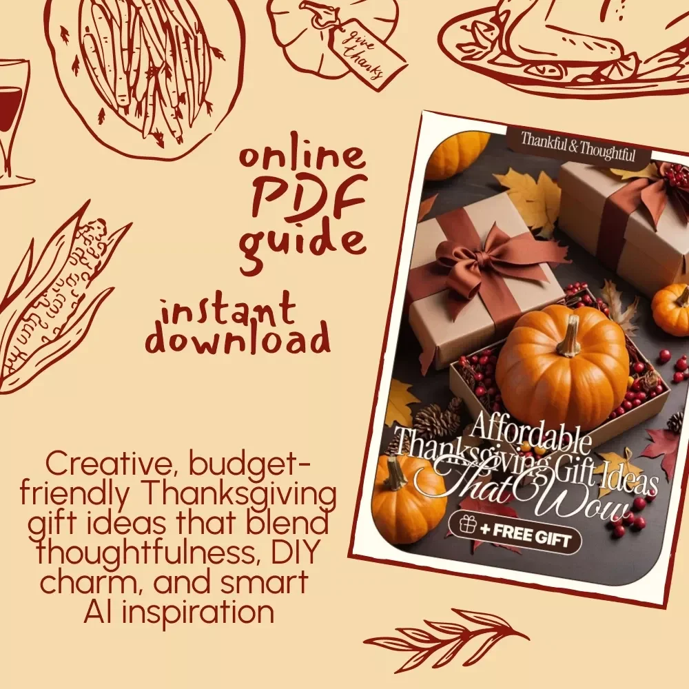Thankful & Thoughtful: Affordable Thanksgiving Gift Ideas That Wow | Digital Guide for Creative & Budget-Friendly Gifting Inspiration | Affordable Thanksgiving Gift Ideas eBook