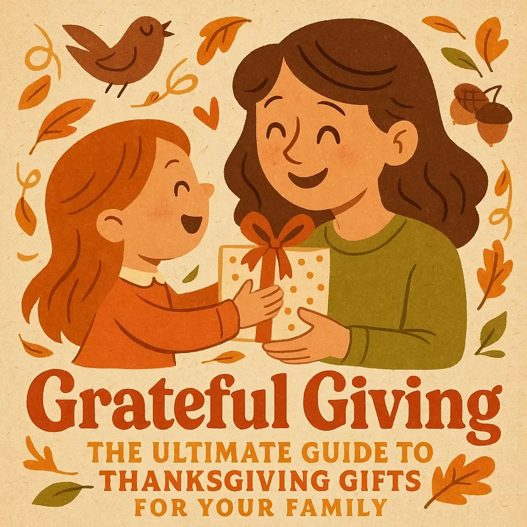 Grateful Giving: The Ultimate Guide to Thanksgiving Gifts for Your Family | Digital Download eBook | Best Thanksgiving Gifts for Family Ideas, DIY Creations & Personalized Holiday Inspiration
