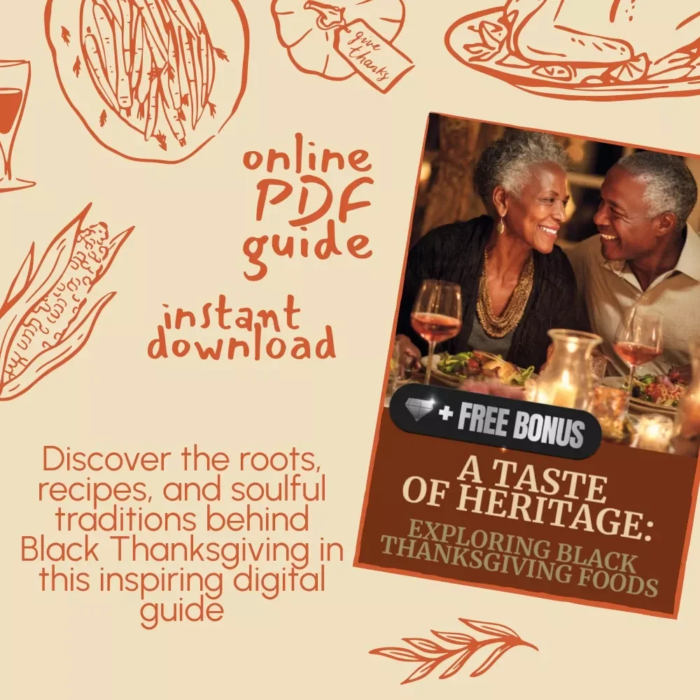 A Taste of Heritage: Exploring Black Thanksgiving Foods | African-American Cuisine eBook, Soul Food Recipes, Holiday Cooking Guide, Digital Download