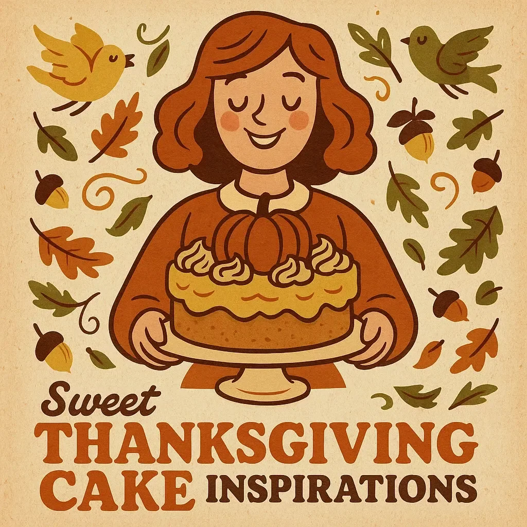 Sweet Thanksgiving Cake Inspirations | Thanksgiving Cake Ideas eBook | Fall Cake Decorating & Baking Guide for Pumpkin Spice, Apple Caramel, and Pecan Maple Treats