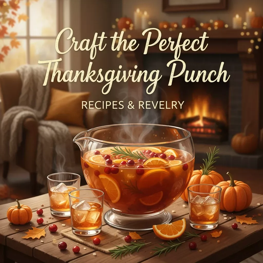 Craft the Perfect Thanksgiving Punch – Festive Holiday Drink Guide | Digital Download eBook for Entertaining, Hosting, and Seasonal Party Recipes