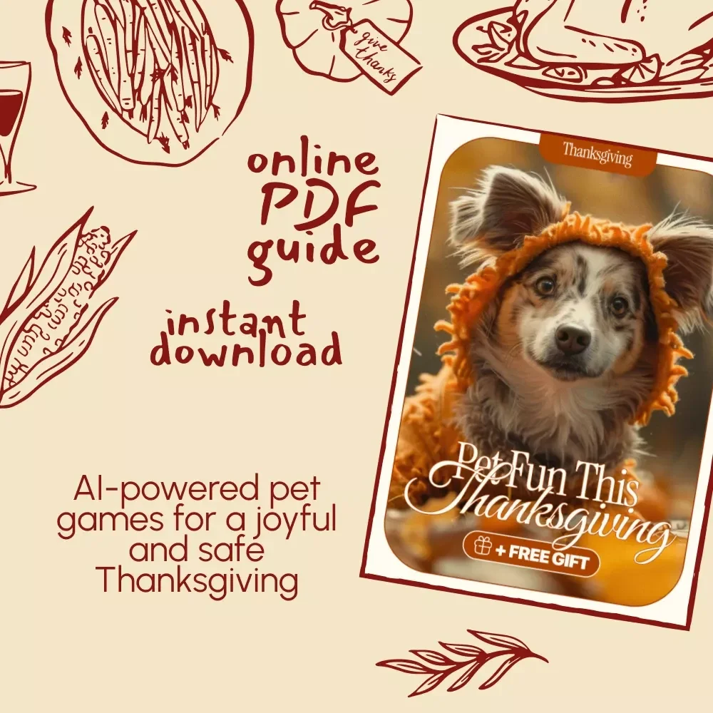 Pet Fun This Thanksgiving | AI Ideas for Thanksgiving Pet Games and Activities | Interactive Pet Play Guide, eBook & Checklist for Safe Holiday Fun
