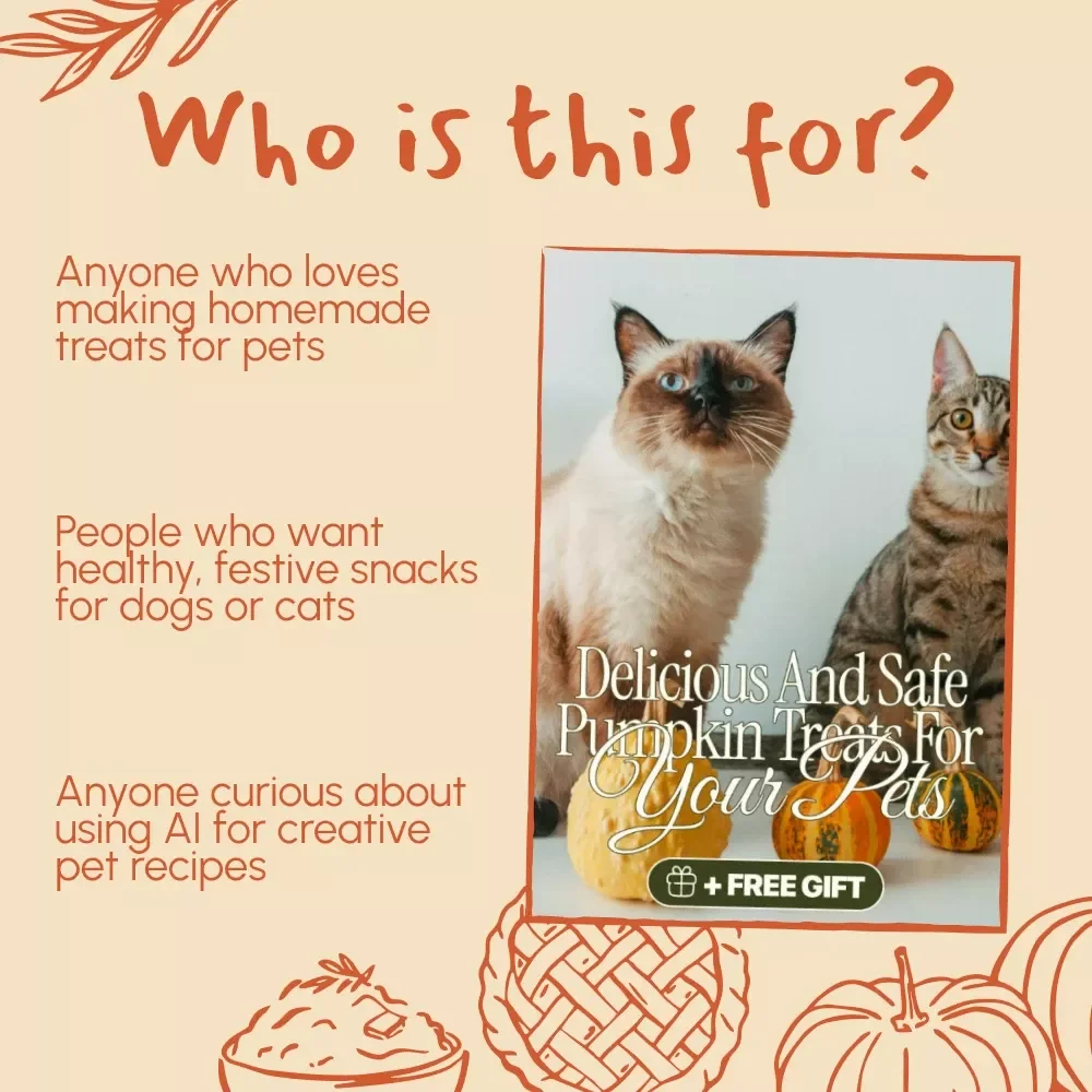 Delicious and Safe Pumpkin Treats for Your Pets | Pet-Safe Pumpkin Recipes eBook | DIY Dog & Cat Treats | Fall Pet Snack Guide | Digital Download
