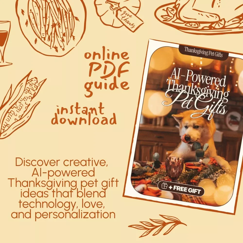 AI-Powered Thanksgiving Pet Gifts | Digital Guide for Using AI to Generate Thanksgiving Pet Gift Ideas | Creative eBook for Pet Lovers and AI Enthusiasts