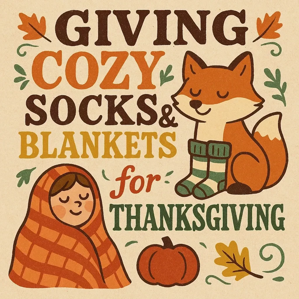 Giving Cozy Socks & Blankets for Thanksgiving | Digital Guide for Meaningful Holiday Gifting | Cozy Socks or Blankets as Thanksgiving Gifts eBook